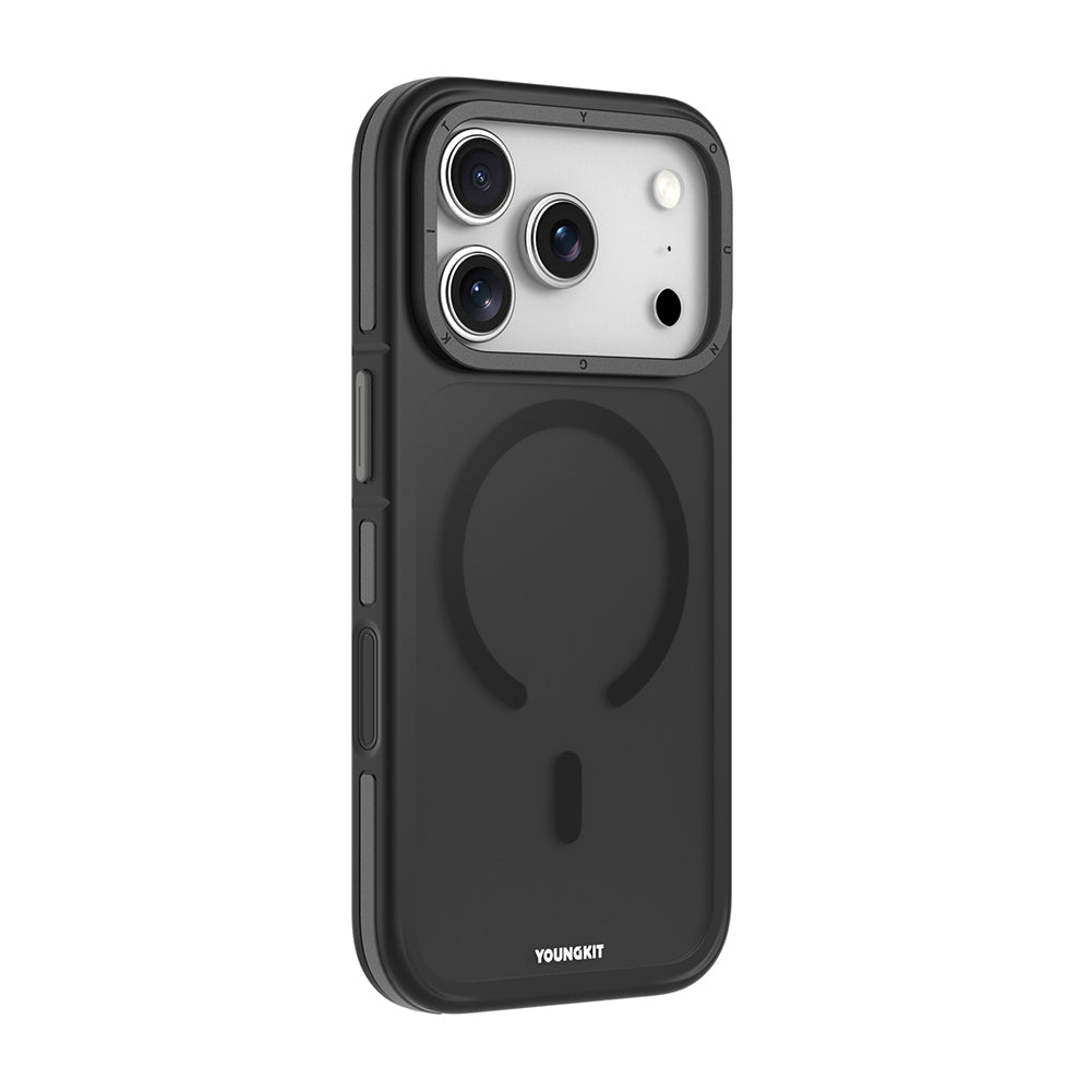 Youngkit Rock Sand Serisi iPhone 17 Pro M-safe Telefon Kılıfı Youngkit Rock Sand Serisi iPhone 17 Pro M-safe Telefon Kılıfı